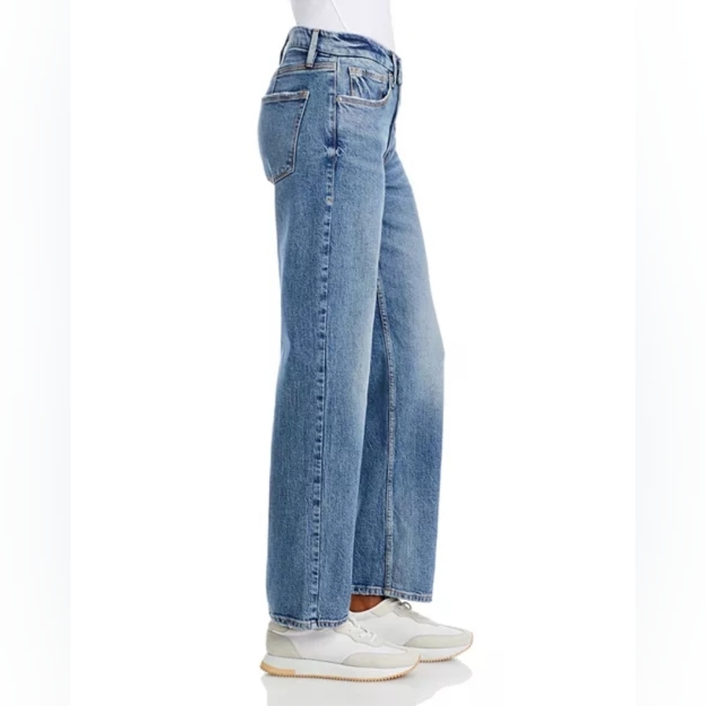 Good American Good '90s High Rise Straight Jeans - Picture 3 of 14